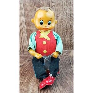 Drummer Boy Battery Operated Tin Toy ALPS Japan Missing Drums Untested